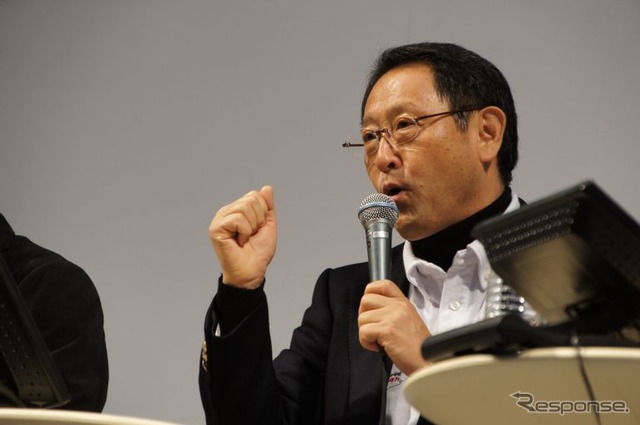 トヨタ自動車の豊田章男社長