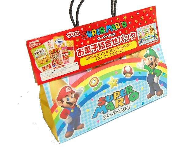 お菓子7点と特製マリオカレンダーがセットになった!「スーパーマリオ お菓子詰合わせパック」・・・週刊マリオグッズコレクション第168回 パッケージ