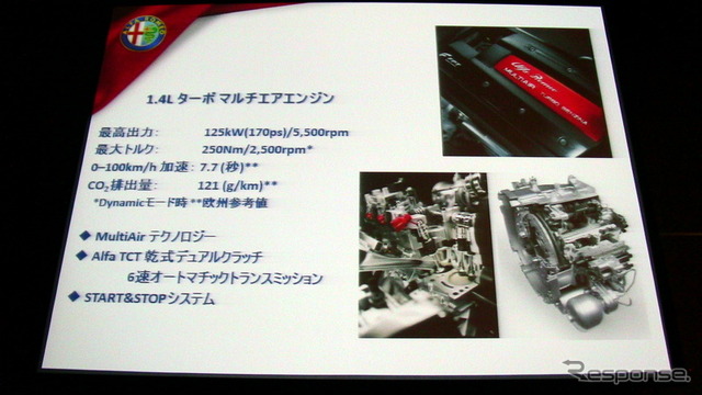 【アルファロメオ ジュリエッタ 日本発表】147以上の成功を目指す［動画］ 