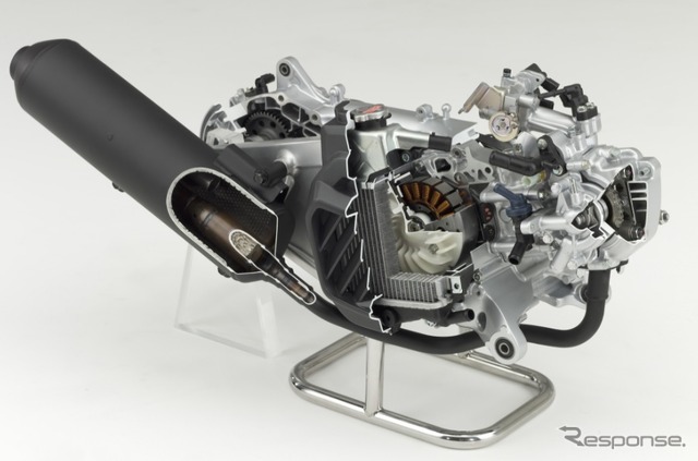 ホンダが開発したスクーター用新型125ccエンジンの概要