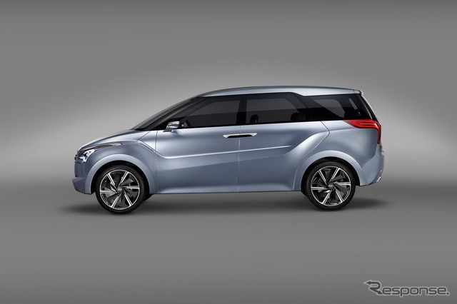 ヒュンダイモーターの小型MPVコンセプトカー、HEXAスペース(デリーモーターショー12)