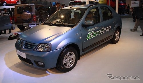 マヒンドラ&マヒンドラのベリート(ルノーのダチア・ロガン)がベースのEVコンセプトカー(デリーモーターショー12)