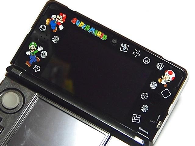 使って楽しい・便利なマリオの3DSアクセサリー「テンヨー キャラプレシリーズ」・・・週刊マリオグッズコレクション第169回 実際に貼ってみた感じ