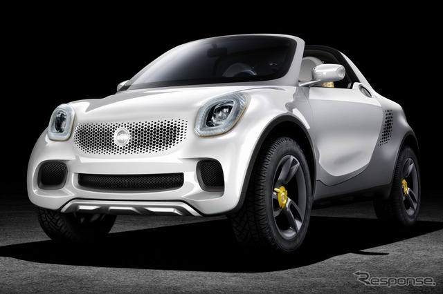 スマートのEVコンセプトカー、フォーアス(デトロイトモーターショー12)