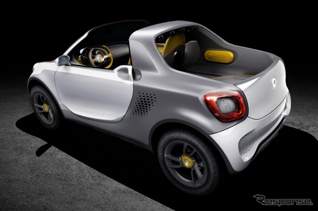 スマートのEVコンセプトカー、フォーアス(デトロイトモーターショー12)