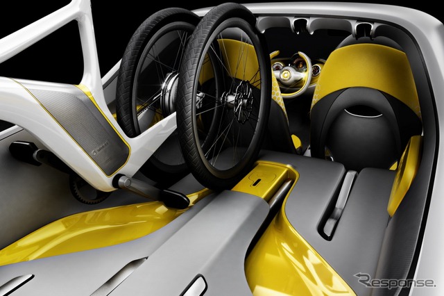 スマートのEVコンセプトカー、フォーアス(デトロイトモーターショー12)