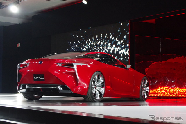 レクサスのデザインの方向性を示唆したコンセプトカー LF-LC(デトロイトモーターショー12)