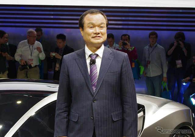伊東社長、ホンダ/アキュラNSXローンチ(デトロイトモーターショー12)