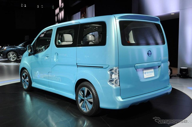 日産NV200(日本名:NV200バネット)をベースに開発された商用EVコンセプトカー、e-NV200(デトロイトモーターショー12)