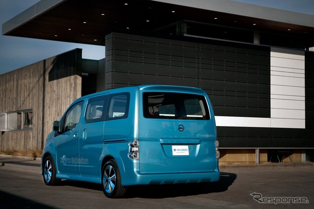 日産NV200(日本名:NV200バネット)をベースに開発された商用EVコンセプトカー、e-NV200(デトロイトモーターショー12)