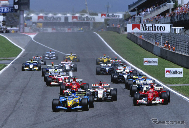 【F1スペインGP】決勝…シューマッハ開幕5連勝