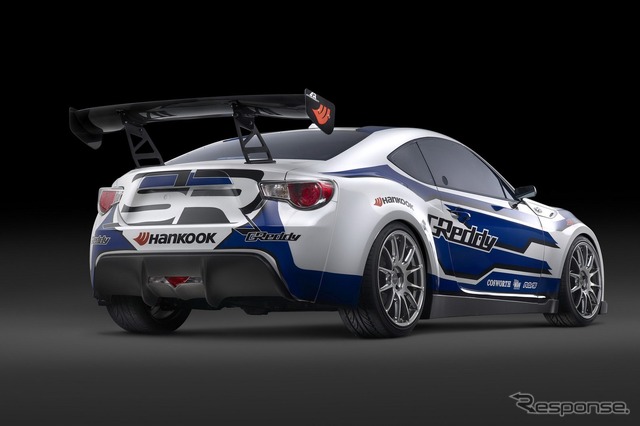 2012年の米国フォーミュラドリフトシリーズに参戦するサイオンFR-S(日本名:トヨタ86)のレーシングカー(デトロイトモーターショー12)