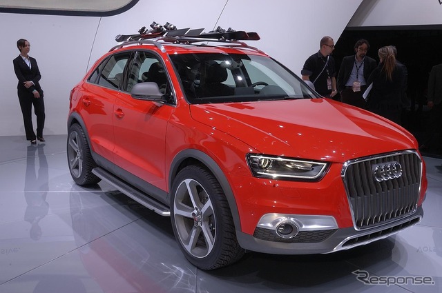 アウディQ3に直噴2.5リットル直列5気筒ターボ(最大出力314ps)を搭載したコンセプトカー、Q3ヴェイル(デトロイトモーターショー12)