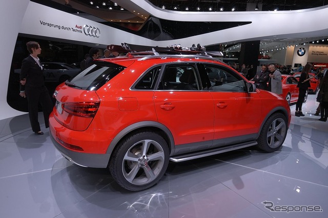アウディQ3に直噴2.5リットル直列5気筒ターボ(最大出力314ps)を搭載したコンセプトカー、Q3ヴェイル(デトロイトモーターショー12)