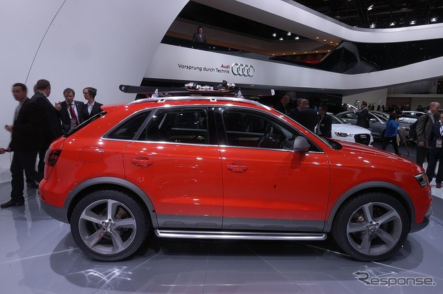アウディQ3に直噴2.5リットル直列5気筒ターボ(最大出力314ps)を搭載したコンセプトカー、Q3ヴェイル(デトロイトモーターショー12)