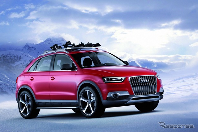 アウディQ3に直噴2.5リットル直列5気筒ターボ(最大出力314ps)を搭載したコンセプトカー、Q3ヴェイル(デトロイトモーターショー12)