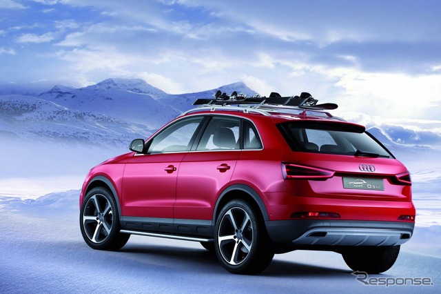 アウディQ3に直噴2.5リットル直列5気筒ターボ(最大出力314ps)を搭載したコンセプトカー、Q3ヴェイル(デトロイトモーターショー12)