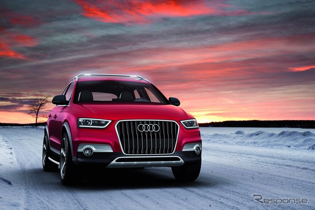 アウディQ3に直噴2.5リットル直列5気筒ターボ(最大出力314ps)を搭載したコンセプトカー、Q3ヴェイル(デトロイトモーターショー12)