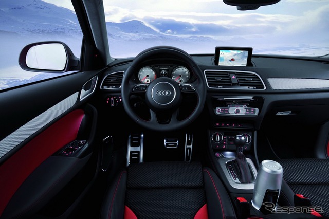 アウディQ3に直噴2.5リットル直列5気筒ターボ(最大出力314ps)を搭載したコンセプトカー、Q3ヴェイル(デトロイトモーターショー12)