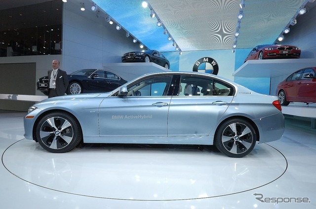 新型BMW3シリーズのハイブリッド、アクティブハイブリッド3(デトロイトモーターショー12)