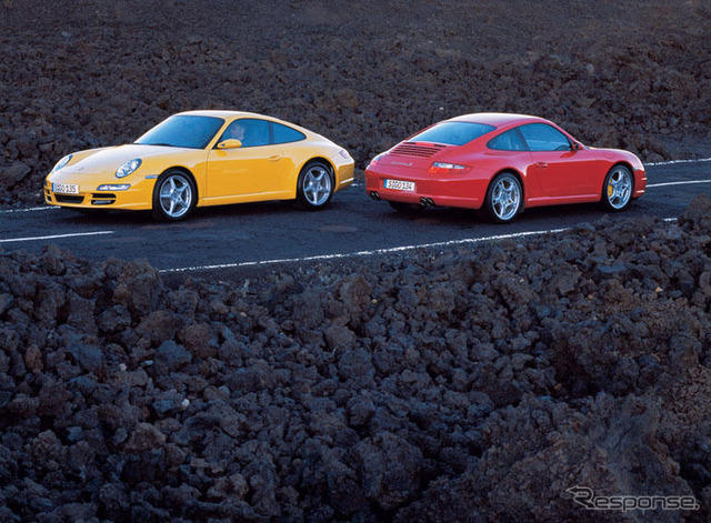 【写真蔵】新型ポルシェ911タイプ997…目が?