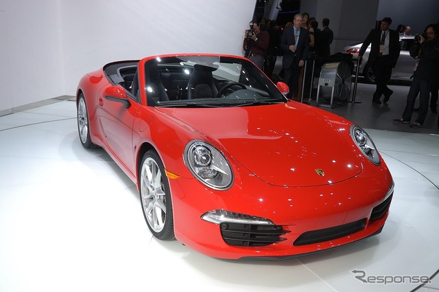ポルシェ 911カブリオレ(デトロイトモーターショー12)