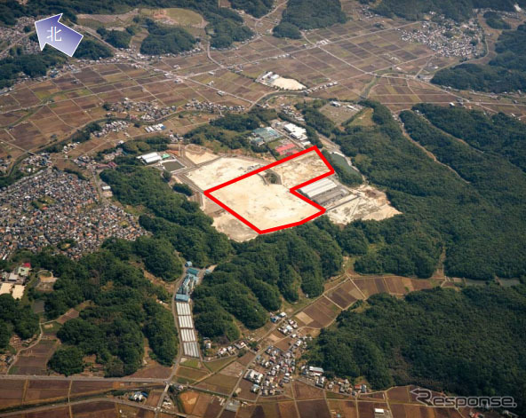 日本特殊陶業、スパークプラグ用絶縁体新工場の建設予定地(岐阜県可児市)