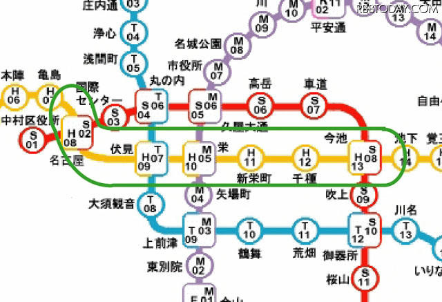 3月より、東山線の名古屋~今池駅間で提供を開始