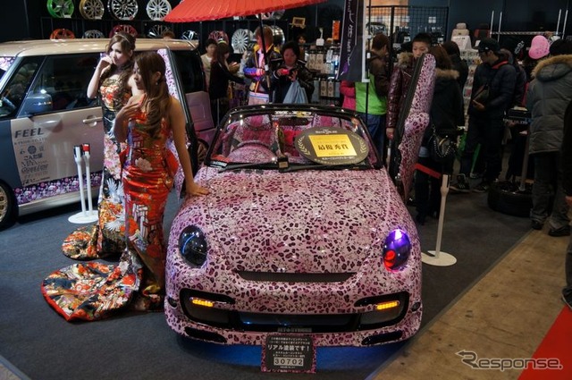 東京国際カスタムカーコンテスト(東京オートサロン12)、Kカー/コンパクトカー部門の最優秀賞 アールプライド『和道スペシャル コペン』