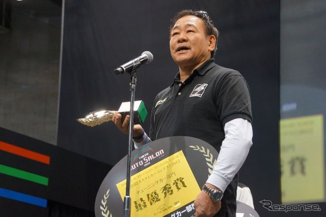 RE雨宮は、2012年東京国際カスタムカーコンテストのチューニングカー部門で最優秀賞を受賞した