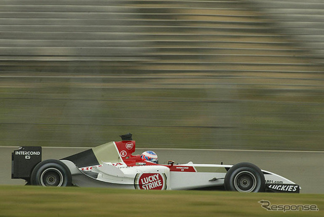 【ホンダF1】バトン、最速…目に不安なし