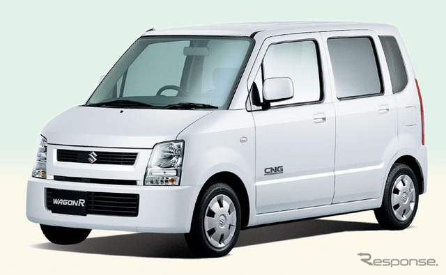 スズキ・ワゴンR、圧縮天然ガスCNG車を設定