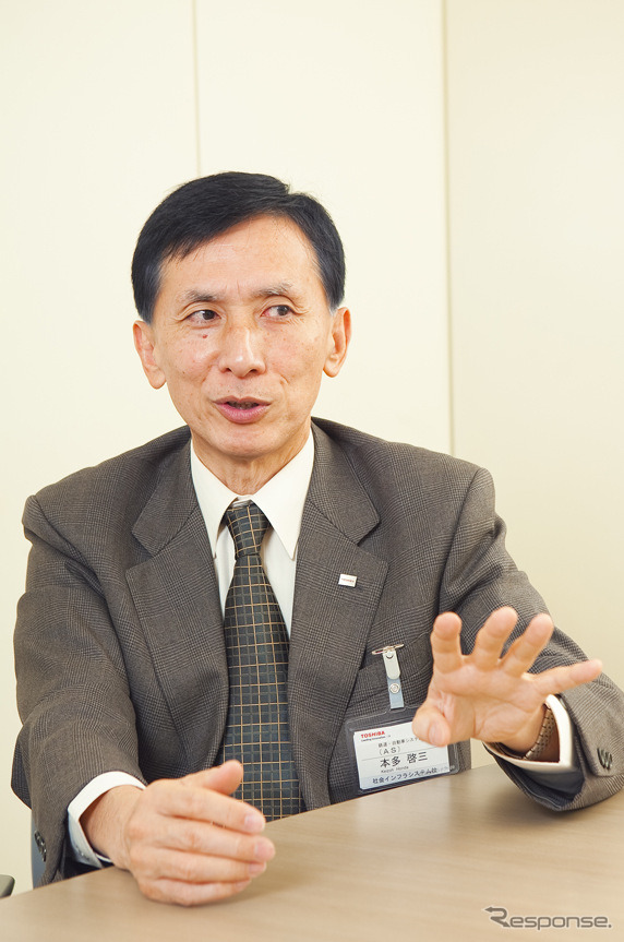 社会インフラシステム社 自動車システム統括部 技監 本多啓三氏