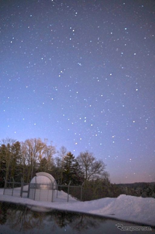 25日5時頃：北海道陸別町、銀河の森天文台の上空