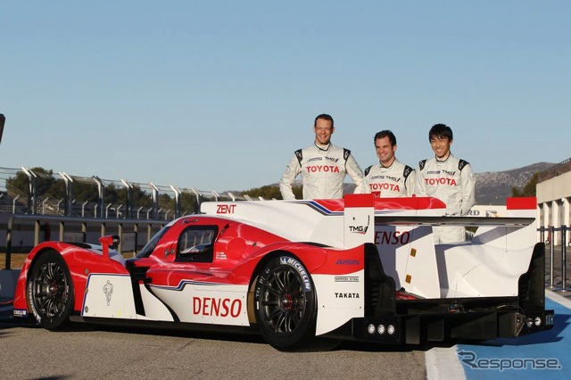 フランス・ポールリカールで行われたトヨタTS030ハイブリッドのテスト走行