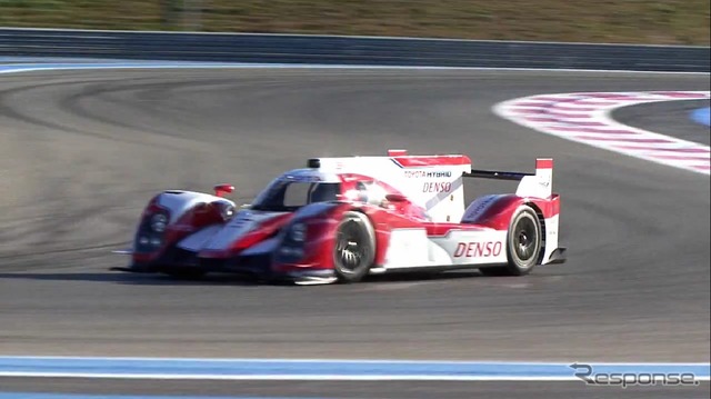 フランス・ポールリカールで初テストを行ったトヨタTS030ハイブリッド