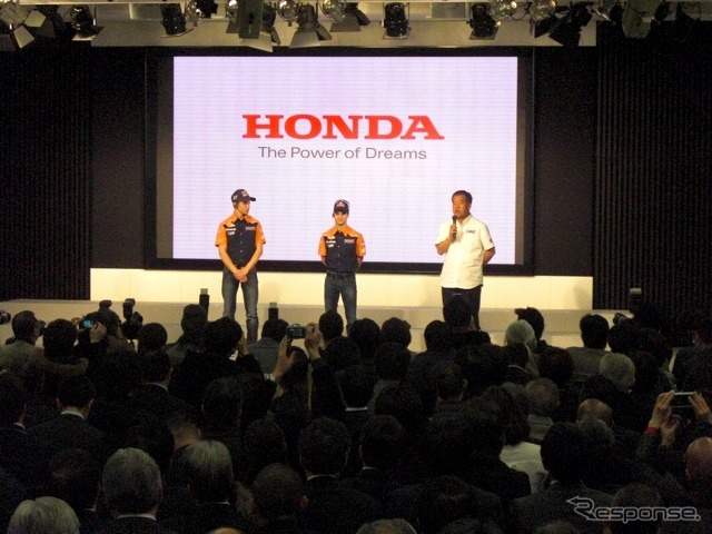 ホンダ モータースポーツ 2012］MotoGPクラスにワークスチームで