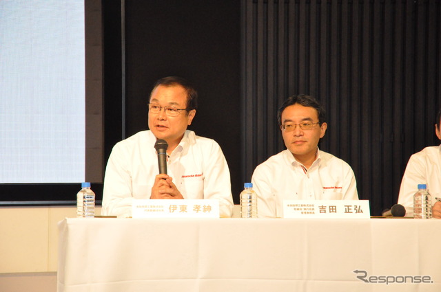 ［ホンダ モータースポーツ 2012］伊東社長「2輪レース、世界GPで三冠目指す」