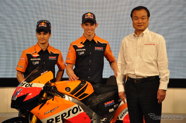 ［ホンダ モータースポーツ 2012］伊東社長「2輪レース、世界GPで三冠目指す」