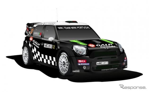 新たにWRCチームMINIポルトガルから参戦するMINI WRC