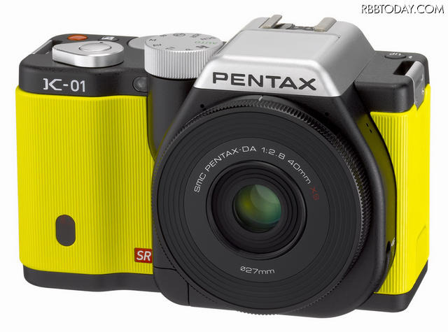 「PENTAX　K-01」ブラック×イエロー（レンズキット）