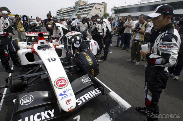 【F1ヨーロッパGP】決勝…佐藤琢磨、激しく2位争い