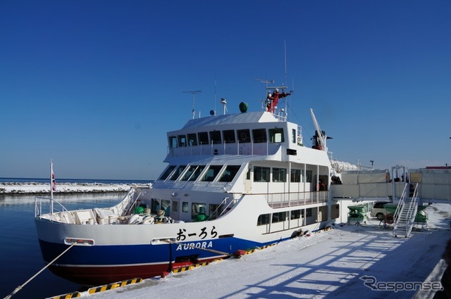 北海道網走の流氷船 オーロラ号 が3月31日まで運行中（撮影日：1月25日）