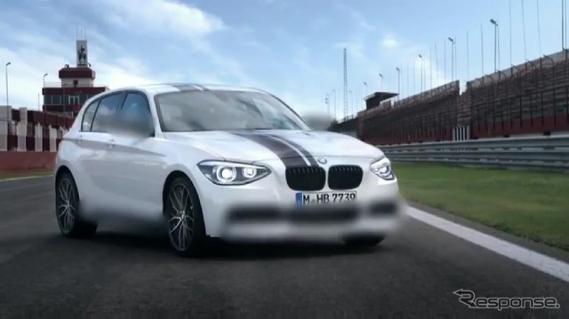 新型BMW1シリーズに装着されたMパフォーマンスパーツの予告映像