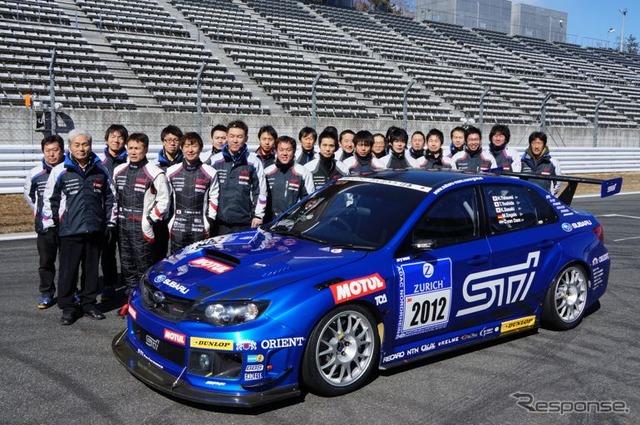 STI、ニュル24時間参戦マシンをシェイクダウン(場所:富士スピードウェイ)