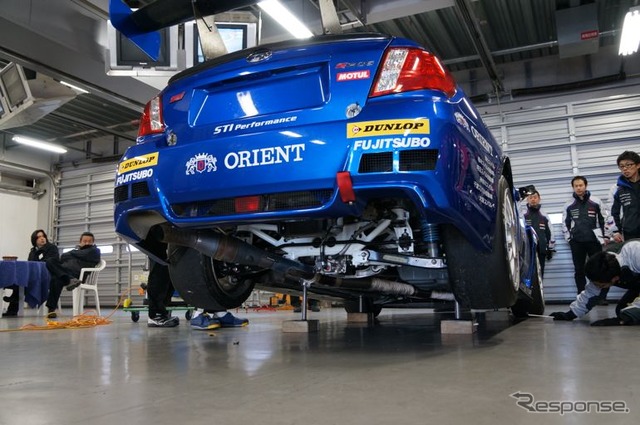 STI、ニュル24時間参戦マシンをシェイクダウン(場所:富士スピードウェイ)