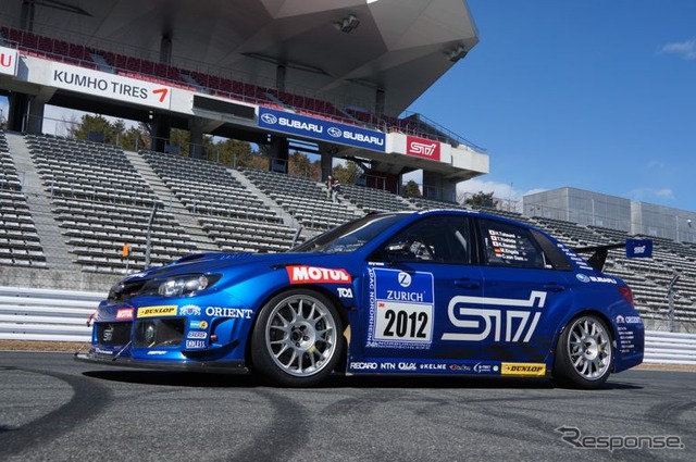 STI、ニュル24時間参戦マシンをシェイクダウン(場所:富士スピードウェイ)