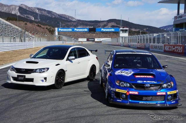 STI、ニュル24時間参戦マシンをシェイクダウン(場所:富士スピードウェイ)