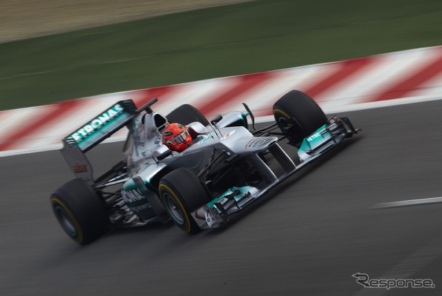 メルセデスAMGの2012年型F1マシン、W03
