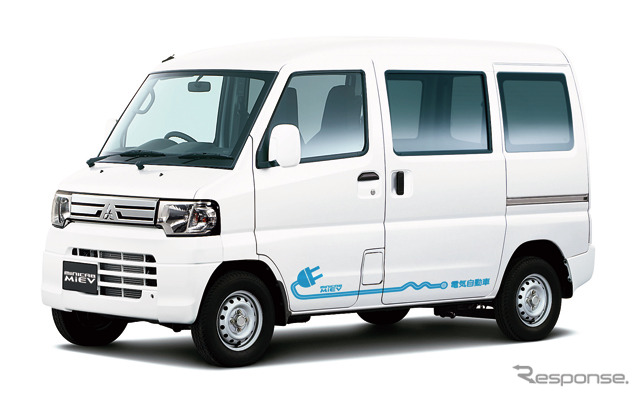 ANAグループが導入するEV、三菱ミニキャブMiEV(同型車)